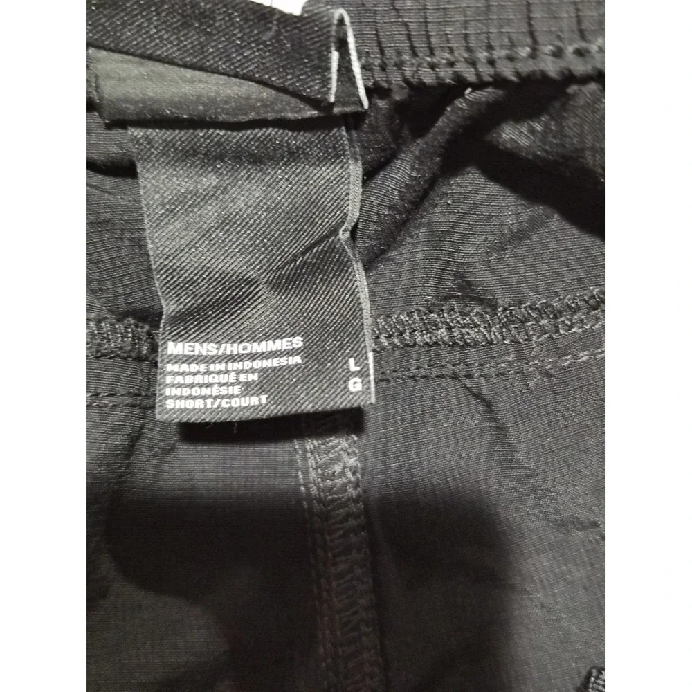 The North Face Mens Class V Water Shorts Black Nylon Ripstop Size Large